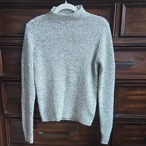 Black and White Knit Sweater